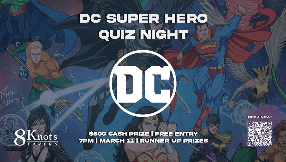 DC Super Hero Quiz Night