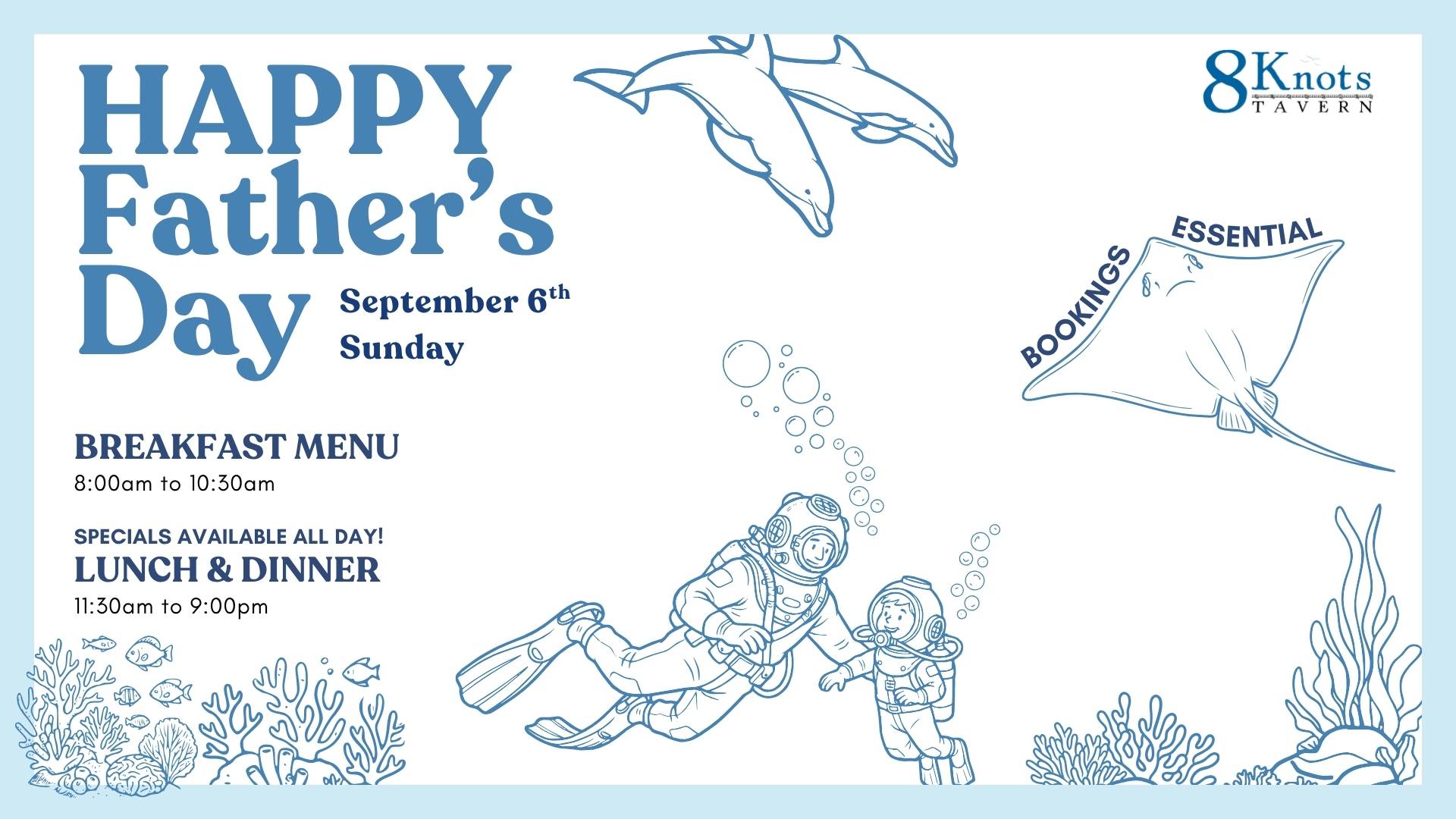 Father’s Day at 8 Knots Tavern