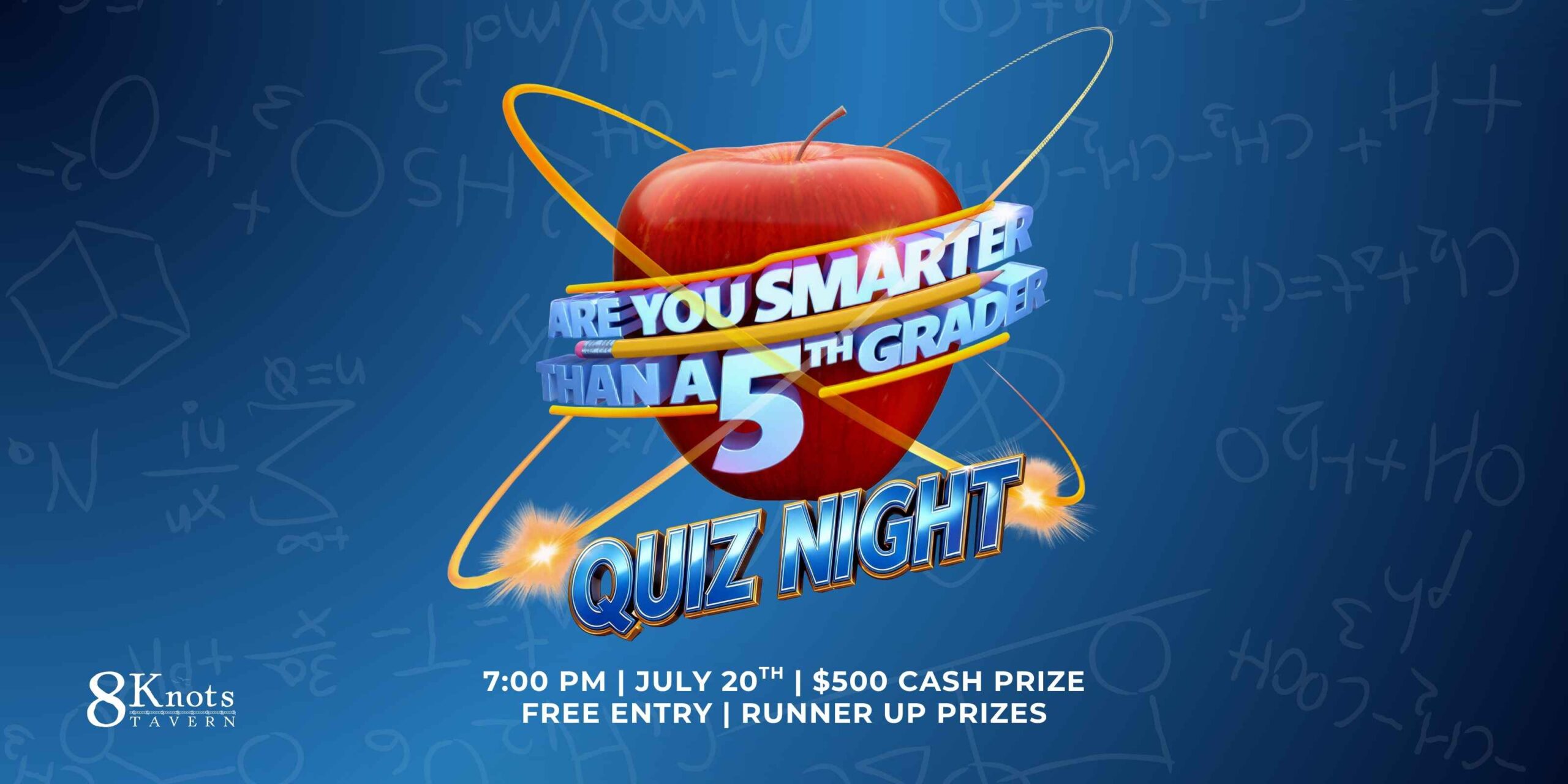 Are You Smarter Than A 5th Grader Quiz Night at 8 Knots Tavern