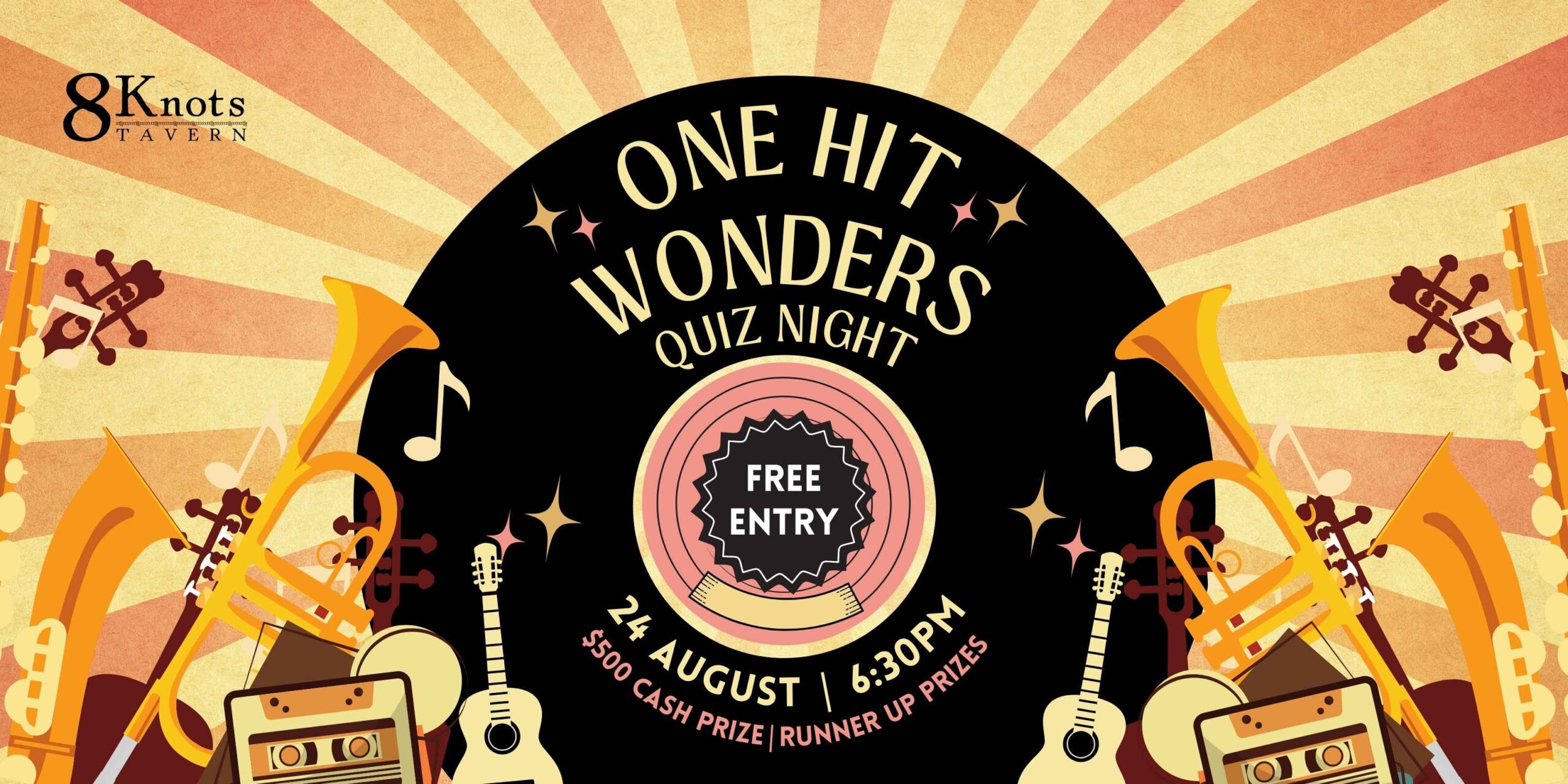 One Hit Wonders Quiz Night⁠ at 8 Knots Tavern